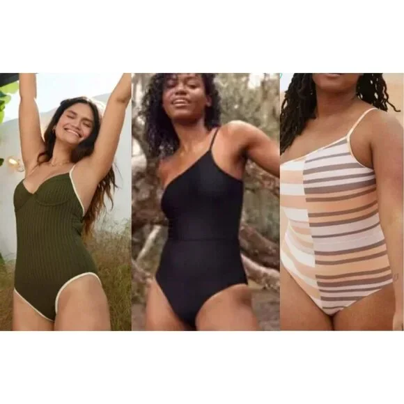 Lot of 3 AERIE SIze XS New Swimsuits - Picture 1 of 1